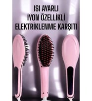 Saç Düzleştirici Tarak Isı Ayarlı Yıpranma Önleyici Düzleştirici Fön Tarak