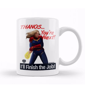 Captain Marvel Thanos Kupa Bardak Porselen