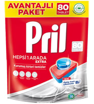 Pril Hepsi Bir Arada Extra 80 Tablet