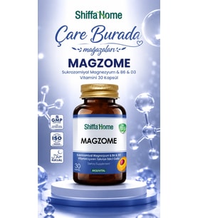 Shiffa Home - Sukrozomiyal Magnezyum & B6 & D3 Vitamini (30 Kapsül)