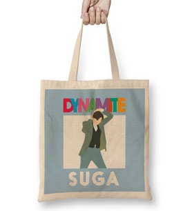 Bts Dynamite Suga Bez Çanta Uzun Saplı