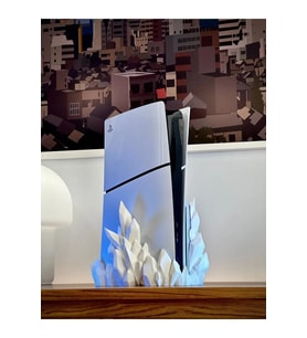 Ps5 Slım Crystal Stand (CD VERSİYON UYUMLU) Playstation 5 Dikey Stand Ps5 Stand Disk versiyon
