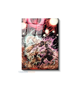 Dikey Cam Tablo Salon Duvar Tablosu Dikey Cam Jojo Anime Yeni Ev Hediyesi Ofis Tablosu