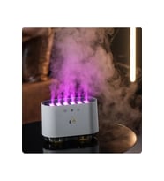 Yüksek Kapasiteli 900ml Buhar Makinesi, Sese Duyarlı Ledli, 6 Mod, Gece Lambası