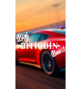 Bizi Bitirdin Be 20x10 Jdm Yazı Araba-motosiklet Cam Etiket Sticker Beyaz Renk