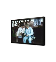 Atatürk ve Salih Bozok Çerçeveli Cam Tablo