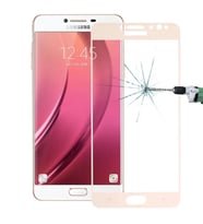 SM Galaxy C8 J7+ Plus 3D Full Kaplama Kırılmaz Cam Ekran Koruyucu-(5775) - SSSSSS6558-4700