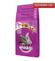 Whiskas Kuru Biftek Ve Tavuklu Kedi Maması 1 Kg AÇIK