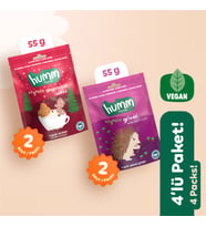 Organik Vegan Tatlı & Tuzlu Atıştırmalık Paketi - 4 adet (2 çeşit)