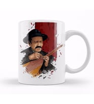 Aşık Veysel İllustrasyon Kupa Bardak Porselen