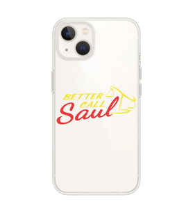 Iphone 14 PLUS Uyumlu Better Call Saul Tasarımlı Şeffaf Telefon Kılıfı