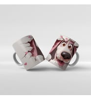 Baskılı Kupa Bardak Sevimli Köpekler - 13