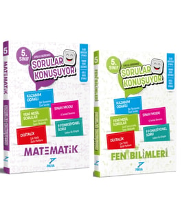 PRUVA AKADEMİ YAYINLARI 5.SINIF SORULAR KONUŞUYOR MATEMATİK-FEN BİLİMLERİ SORU BANKASI