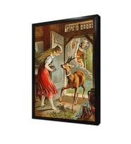 Brüderchen ve Schwesterchen Çerçeveli Mdf Tablo