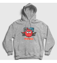 Presmono Unisex Gri Crew Oyun Red Ball Kapüşonlu Sweatshirt 357162tt (Gri)