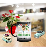 Kişiye Özel Diyetisyen Sihirli Kupa Bardak DYT05
