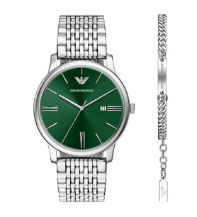 Emporio Armani AR80087SET Erkek Kol Saati ve Bileklik Seti
