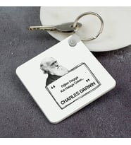 Charles Darwin Esprili Anahtarlık