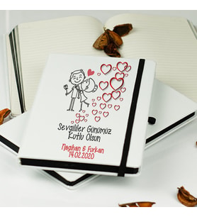 Sevgililer Günü Hediyesi Defter 023