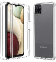 Samsung Galaxy M12 360 Kılıf Şeffaf Ön Arka Korumalı Silikon