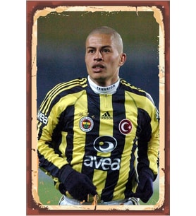 Retro Ahşap Duvar Poster 20x30
