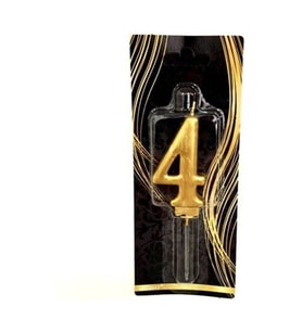 4 Yaş Gold Rakam Mum M177