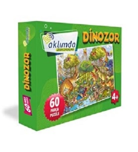60 Parça Puzzle - Dinozor