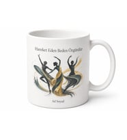 Modern Dans Figürleri Çağdaş Sanat Kupa Esnek Beden Dansçıya Hediye Bardak