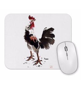 Rooster Stare Horoz Mouse Pad
