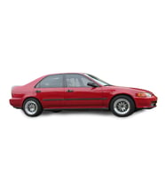 Honda Civic 1992-1995 Sedan Paslanmaz Çelik Krom Cam Çıtası 4 Parça