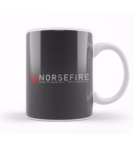 Red Norsefire V For Vendetta Kupa Bardak Porselen