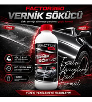 Factor360 Otomobil Vernik Sökücü Güneş Yanığı ve Vernik Atması 1 L