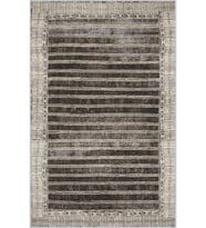 Eliana Home Baskılı, Yıkanabilir Kaymaz Taban Salon Halısı LNA1756 100x150 cm (Kahverengi)