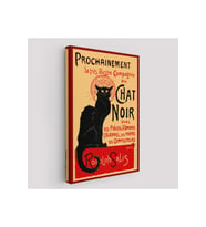 Siyah Kedi Tablosu - Le Chat Noir Theophile Steinlen-6431