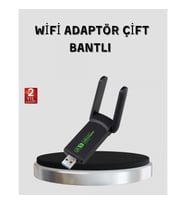 Mey İthalat® 1200 Mbps Dual Band WiFi Adaptör – 5.8G & 2.4G Çift Antenli