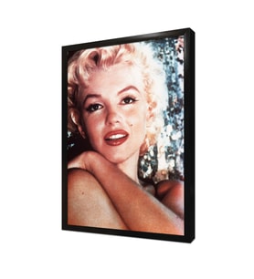 Marilyn Monroe Kırmızı Rujuyla Çerçeveli Mdf Tablo