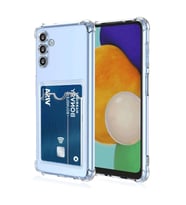 Samsung Galaxy A26 Kılıf Kart Şeffaf Silikon - Şeffaf