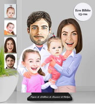 Kişiye Özel Aile Ahşap Eco Biblo -18