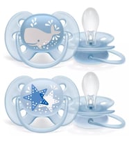 Philips Avent Ultra Soft Emzik 6-18 Ay 2li Erkek SCF223/03