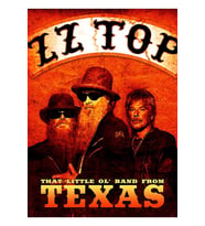 ZZ TOP - Teksas Tablo Ahşap Poster Dekoratifndan Bant