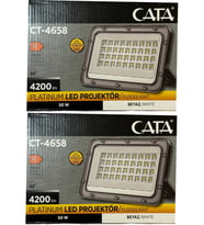 Cata CT-4658 50W 6500K (Beyaz Işık) Led Projektör (2 Adet)