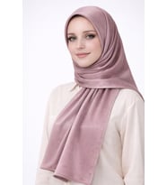 Mısırlı Eşarpları Taşlı Jan Jan Abiye Şal 75x190 cm (Gül Kurusu)