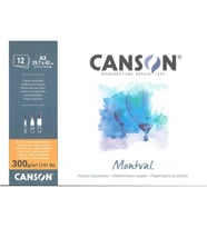 CANSON MONTVAL A3 29,7X42 SULU BOYA DEFTERİ (BLOK) 300 GR 12YP - FT-C200807319