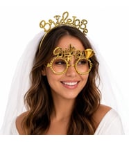 Bride To Be Gold Taç ve Parti Gözlüğü Seti