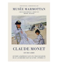 Claude Monet - Musee Marmottan Için Sergi Afişi, 1971 Tablo Ahşap Poster Dekoratif