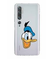 Xiaomi  Mi Note 10  Kamera Korumalı Kapak Donald Duck Tasarımlı Şeffaf  Kılıf