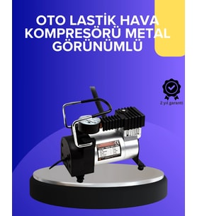 Metal Gövdeli Oto Lastik Hava Kompresörü 12v 140 Psı Hızlı Şişirme