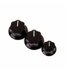 Fender Knobs Most Jazz Bass Models BLK