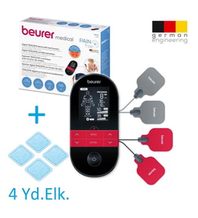 BEURER EM 59 DİJİTAL TENS-EMS MASAJ CİHAZI + 4 AD.YD.ELKT.