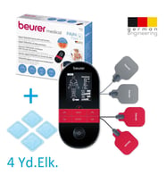 BEURER EM 59 DİJİTAL TENS-EMS MASAJ CİHAZI + 4 AD.YD.ELKT.